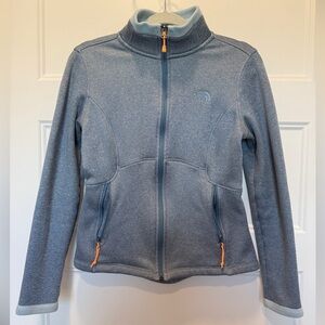 The North Face Women’s Fleece Jacket Blue Full Zip Small